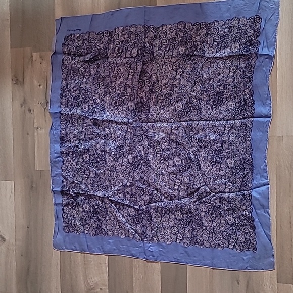 BROOKE CADWALLADER Accessories - Vintage 1950’s BROOKE CADWALLADER SILK Scarf "Coins"